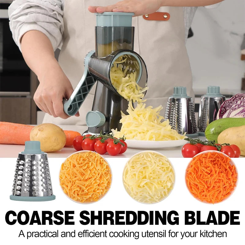The 3-in-1 Rotary Kitchen Grater
